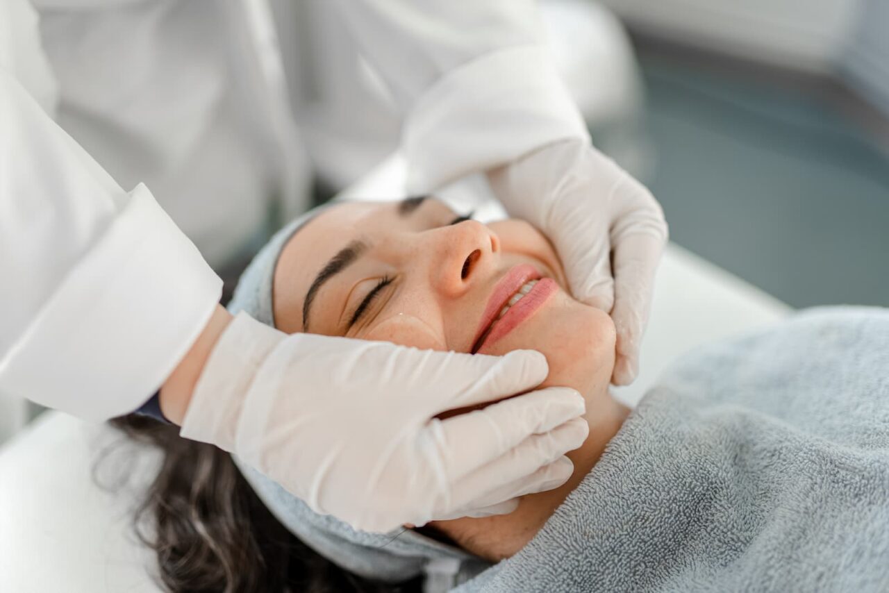 woman at medical spa