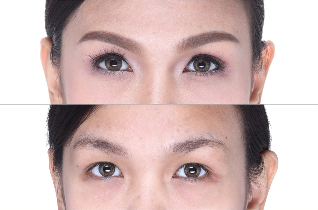 Eyebrow Microblading Before & After